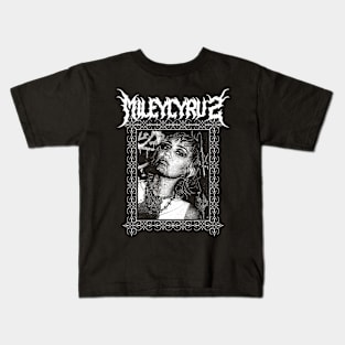 Miley Cyrus Metal Style Kids T-Shirt